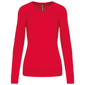 Ladies' V-Neck Jumper, miniatyr 9
